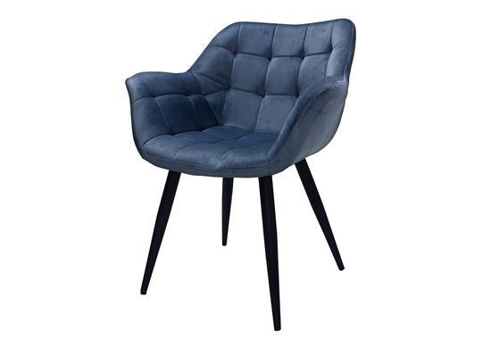 Крісло ELEGANTE Velvet Intarsio Сірий фотографія
