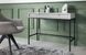 Стіл туалетний Perfect Home Нова / Nova з 2 шухлядами та чорними ніжками T104 Сірий фотографія