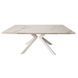 Стол раскладной SWANK STATURARIO WHITE Concepto 180(260)x90 Керамика Белый