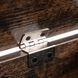 Комод з функцією сидіння / тумба для взуття MEBEL ELITE MARGOT 100 см рустикальний дуб/чорний