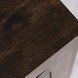 Комод з функцією сидіння / тумба для взуття MEBEL ELITE MARGOT 100 см рустикальний дуб/чорний