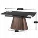 Стол раскладной MEBEL ELITE LIZBONA 160(200)х90 см Черный/Орех