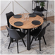 Стул MEBEL ELITE SCANDI Черный/Черный