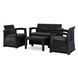 Комплект садовой мебели MEBEL ELITE COLUMBIA Черный