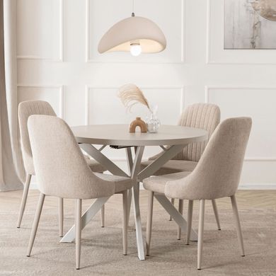 Стілець MEBEL ELITE TORINO, тканина Кремовий фотографія