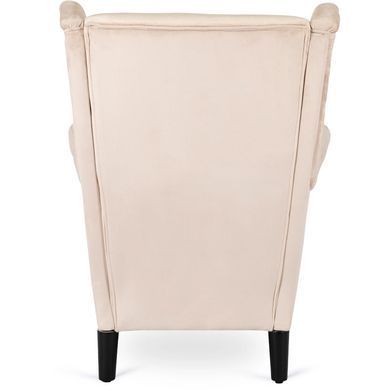 Кресло мягкое бархатное MEBEL ELITE KLARIS 2 Velvet Беж фотография