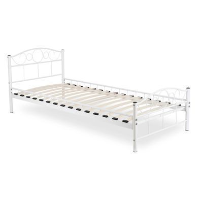 Ліжко металеве GRIFFIN MEBEL ELITE GRIFFIN 90x200 Білий фотографія