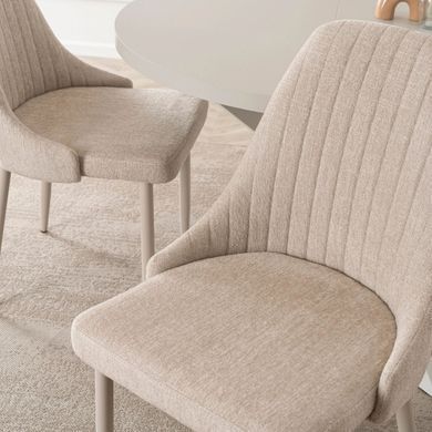 Стілець MEBEL ELITE TORINO, тканина Кремовий фотографія