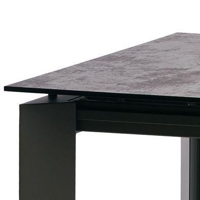 Стол Обеденный VERMONT 120-170 см Глазурованное&nbsp;Стекло Concepto Серый / Iron Grey фотография
