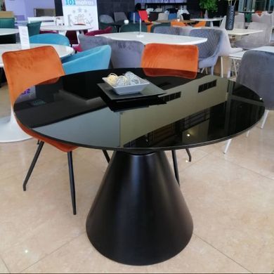 Стол раскладной TML-650 VETRO 110x110 Черный фотография