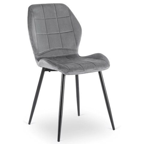 Стул бархатный MEBEL ELITE IRYS Velvet Серый фотография