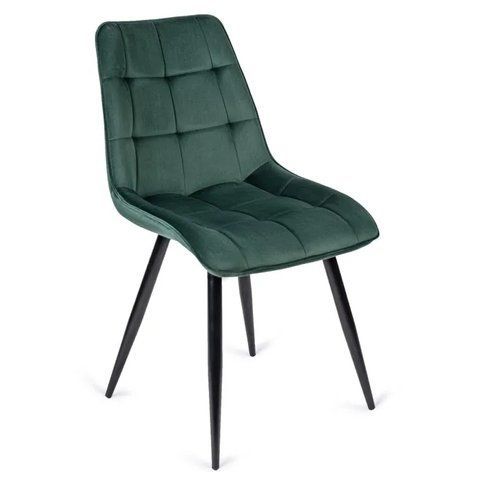 Стул бархатный MEBEL ELITE RIO Velvet, Зеленый фотография