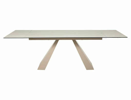 Стіл Обідній SALVADORE CERAMIC 160(240)X90 Signal Травертин Бежевий / кашемір фотографія