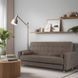 Диван раскладной MEBEL ELITE MALTA 215 см Коричневый