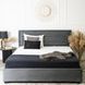 Кровать бархатная MEBEL ELITE BLOOM Velvet 160x200см Серый