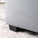 Кровать бархатная MEBEL ELITE BLOOM Velvet 160x200см Серый