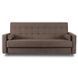 Диван раскладной MEBEL ELITE MALTA 215 см Коричневый
