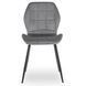 Стул бархатный MEBEL ELITE IRYS Velvet Серый
