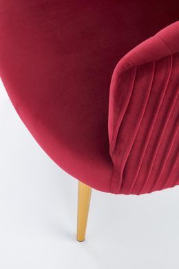 Крісло CROWN Velvet Halmar Бордо фотографія