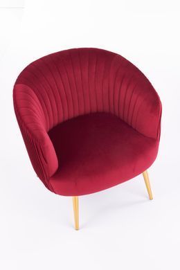 Крісло CROWN Velvet Halmar Бордо фотографія