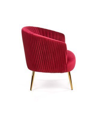 Крісло CROWN Velvet Halmar Бордо фотографія