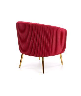 Крісло CROWN Velvet Halmar Бордо фотографія