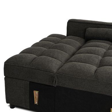 Крісло розкладне MEBEL ELITE CORRA Чорний фотографія