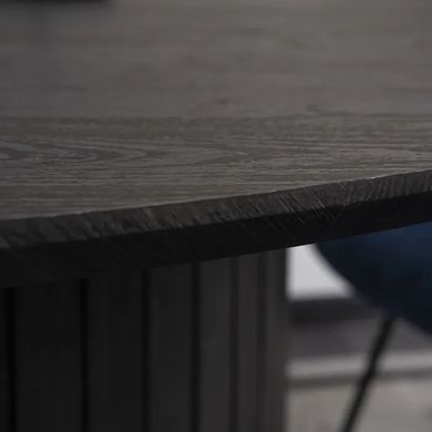 Стіл круглий MEBEL ELITE LYON 120 см Чорний фотографія