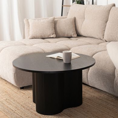 Журнальный столик DERIAN MAX MEBEL ELITE 80x80 Черный фотография