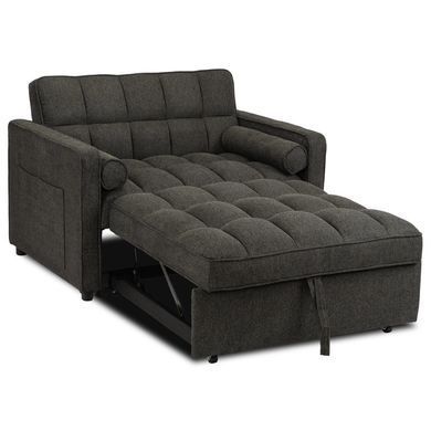 Крісло розкладне MEBEL ELITE CORRA Чорний фотографія