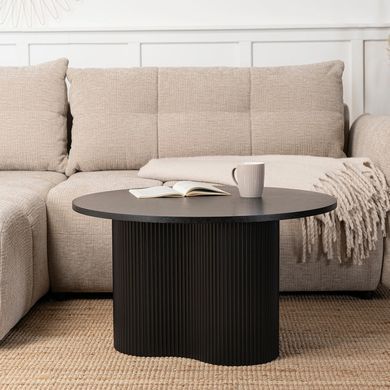 Журнальный столик DERIAN MAX MEBEL ELITE 80x80 Черный фотография
