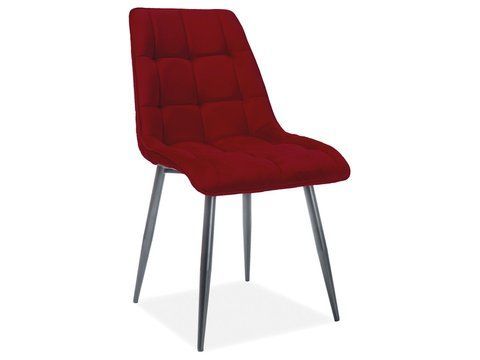 Стул CHIC MATT Velvet Signal Бордо фотография