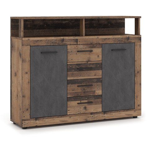 Комод MEBEL ELITE BLAGO MIDI B 120 темный дуб фотография
