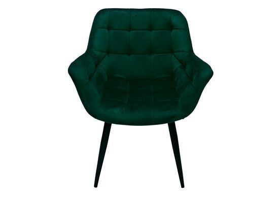 Крісло ELEGANTE Velvet Intarsio Зелений фотографія