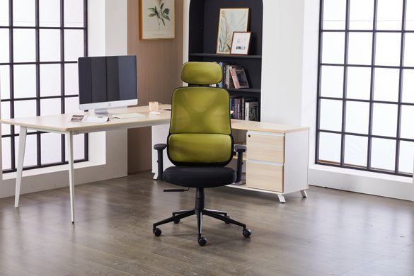 Компьютерное кресло Level Green Black Ergomix Зеленый Черный фотография