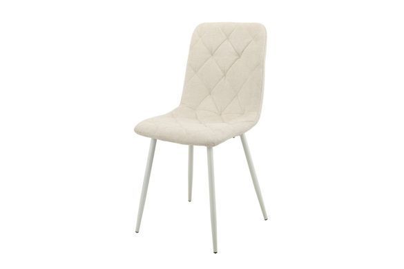 Стілець N-41 Vetro Рогожка Льон / Білий фотографія