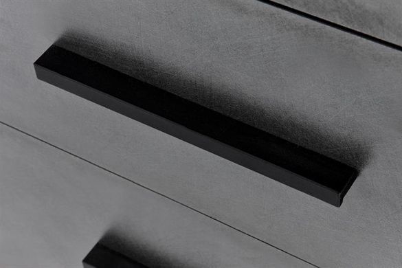 Комод LIMA KM-4&nbsp;Halmar 116x40 Дуб Вотан Сірий фотографія