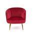 Крісло CROWN Velvet Halmar Бордо