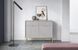 Комод Perfect Home Новая/Nova 2-дверный с 2 ​​ящиками и золотыми ножками KSZ104 Серый фотография