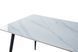 Стол SABA CERAMIC Intarsio 130x70 Белый Глянец Керамика Черный Мат