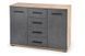 Комод LIMA KM-4&nbsp;Halmar 116x40 Дуб Вотан Серый фотография