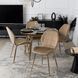Стул бархатный MEBEL ELITE IRYS Velvet Беж/золото