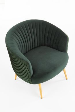 Кресло CROWN Velvet Halmar Зеленый фотография