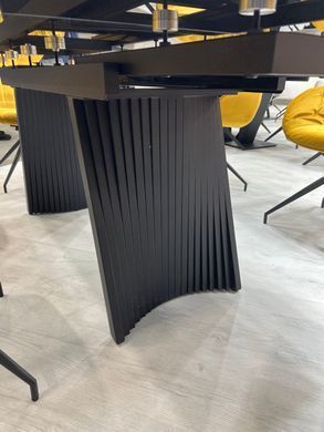 Стіл розкладний TML-985VETRO 140(210)x90 Калакатта Голд Чорний фотографія