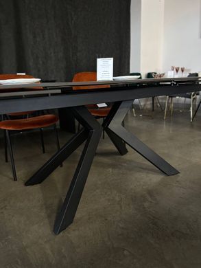 Стол раскладной SWANK LOFTY BLACK Concepto 180(260)x90 Керамика Черный фотография