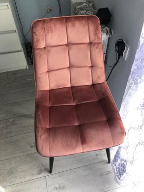Стул CHIC Velvet Signal Античная Роза фотография