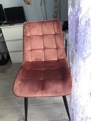 Стул CHIC Velvet Signal Античная Роза фотография