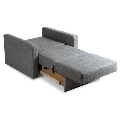 Крісло розкладне MEBEL ELITE MILAN 1, 98 см MEBEL ELITE Сірий / тканина фотографія
