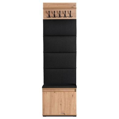 Прихожая MEBEL ELITE VENORNA 60 Дуб Артизан/графит фотография