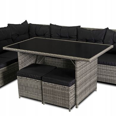 Комплект садовой мебели MEBEL ELITE DALLAS Серый